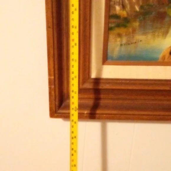 Vintage oil on canvas painting